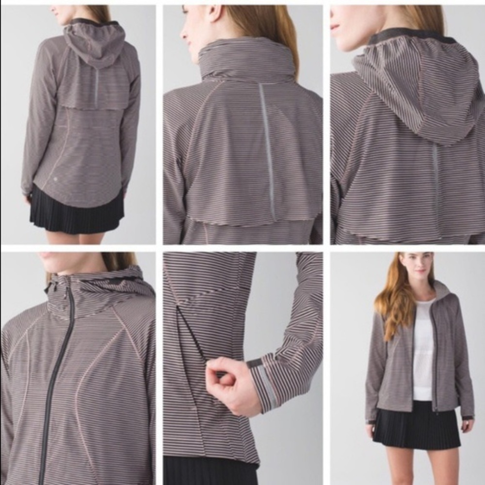 Lululemon Striped Reflective Jacket
